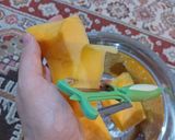 عکس مرحله 1 از دستور چیپس کدو حلوایی
