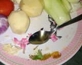 A picture of step 1 of Bottle guard veg.