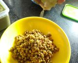 A picture of step 7 of Masala Moong Dahi Chat.