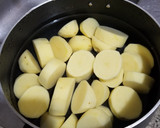 Foto del paso 2 de la receta: Papas fritas a la manteca con champiñones