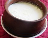 A picture of step 4 of Homemade curd for fig sorbet.