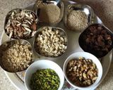 A picture of step 2 of Rakshabandhan sugar free squares.