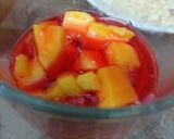 A picture of step 9 of Mango Custard Trifle.