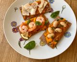 Foto del passaggio 6 della ricetta Riciclo creativo di una zucca: polpa, buccia, semi