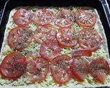 Foto del paso 7 de la receta: Pizza fugazzetta rellena de jamón, tomate y muzzarella. 🍻