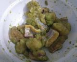 A picture of step 3 of Fish pakoras with grilled potatoes.