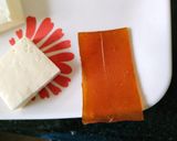 A picture of step 3 of Green paneer parcel.