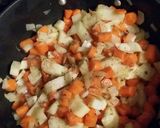 A picture of step 2 of Potage de Crécy - Carrot Soup.