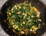 Foto del paso 5 de la receta: Budín de pollo y verduras 🥬🍗🌶