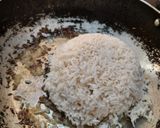 A picture of step 3 of Orange pulao.