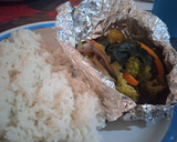 Foto del paso 7 de la receta: Filete de pescado a vapor con verduras