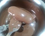 A picture of step 4 of Homemade bounty bar chocolate.