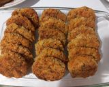 Gombás, sajtos kölesfasírt 😊 recept fázis 8 fotója