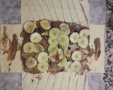 Foto del paso 2 de la receta: Torta de hojaldre con Nocilla y fruta