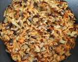 Vegán gombafasírt zabpehellyel recept fázis 4 fotója