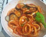 Foto langkah ke 4 dari resep Cumi terong saus padang.