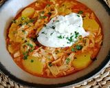 Foto del paso 11 de la receta: Heura con patatas y huevo poché