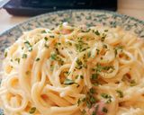 Une image de l'étape 4 de Pâtes Spaghettis à la carbonara (façon française) au Cook Expert.