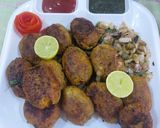 A picture of step 5 of Gola kabab.