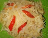 Foto langkah ke 3 dari resep Tumis pepaya saos tiram.
