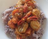 A picture of step 3 of Barramundi in tomatoes sauce.