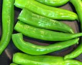 A picture of step 1 of Chiang Mai Food /Northern Thai Food "Nam Prik Noom" or Thai Green Chili Dipping.