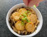 A picture of step 7 of Quick and easy tamago (egg) tofu rice bowl.