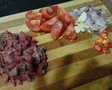 Foto langkah ke 2 dari resep Ca Pete daging Sapi.