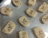A picture of step 3 of Jeera biscuit.