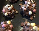 A picture of step 3 of EasterBake Scotch creme egg.