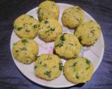 Rice tikki chat (leftover from rice and sukhi aloo bhaji) recipe step 1 photo