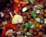 A picture of step 2 of Chana chaat.
