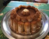 Une image de l'étape 19 de Charlotte aux deux chocolats, liqueur de vanille et mascarpone.