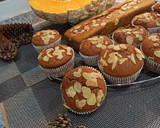 Foto del paso 9 de la receta: Magdalenas de yogurt griego, calabaza y chocolate blanco 🎃 🍫