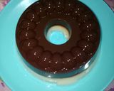 Foto langkah ke 5 dari resep Puding Coklat Leci.