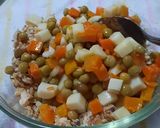 Foto del paso 3 de la receta: Mayonesa de ave con pollo que quedo