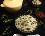 A picture of step 9 of Green Peas Capsicum Pulao.