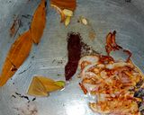 A picture of step 11 of Murgh Mussallim.