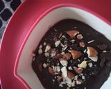 A picture of step 6 of Chocolate sooji halwa.