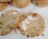 A picture of step 6 of Savoury scones. Airfyer.
