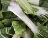 Gambar langkah 5 resipi Sayur Lemak Sawi Bersama Timun Jepun.
