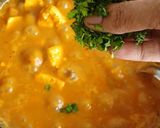 A picture of step 7 of Paneer Capsicum Masala.