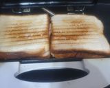 A picture of step 2 of Malai veg sandwich.