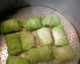Foto langkah ke 5 dari resep Sawi Kukus Isi Tahu Telur.
