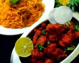 A picture of step 3 of Roadside chilli chicken.
