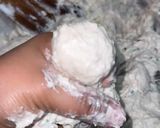Foto langkah ke 6 dari resep Pempek Andaan dari Daging Merah (Tenggiri) Spesial.