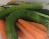 Foto del paso 1 de la receta: Ensalada de pepino zanahoria!con aliño Japanese!