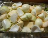 A picture of step 2 of Baked mixed veggies.