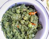 Foto langkah ke 7 dari resep Daun Ubi/singkong tumbuk.