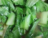 Hình bước làm 3 của món Cải thìa xào tim cật